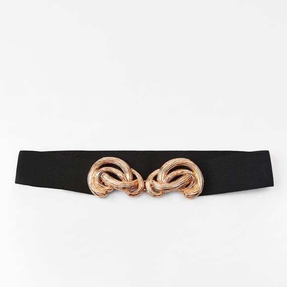 ZARA BUCKLED STRETCH BELT - Picture 5 of 6